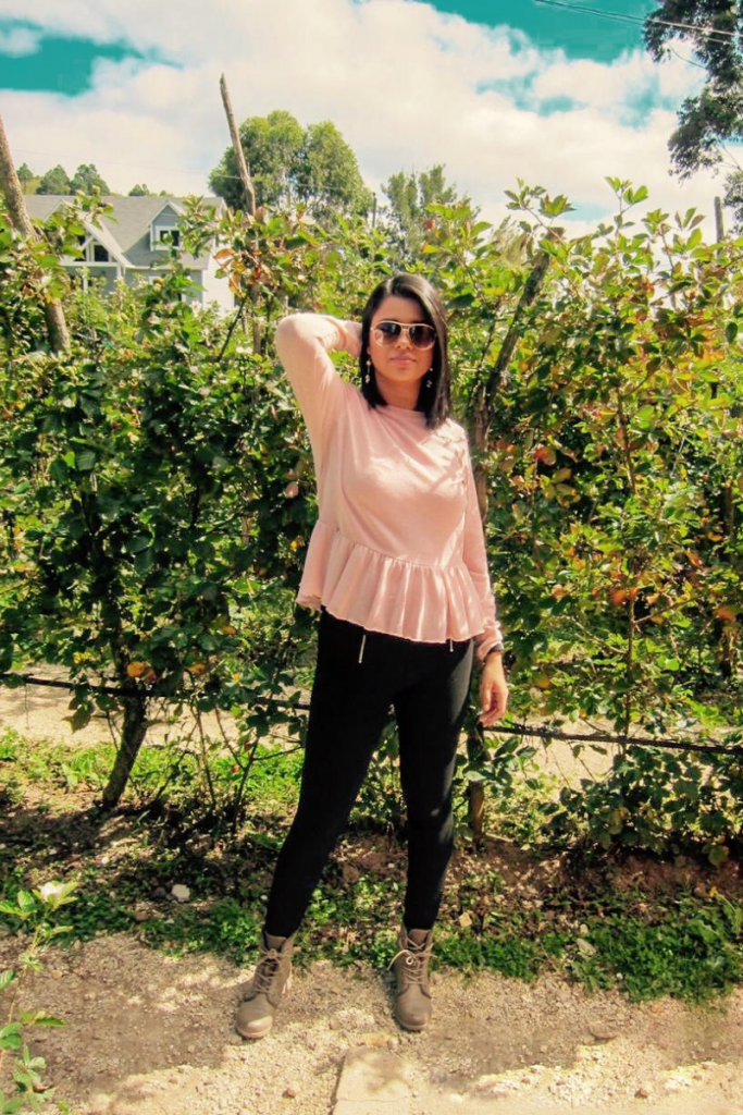 Outfit de primavera para visitar una finca